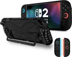 WERLEO Protective Silicone Cover for Nintendo Switch 2 (2025), TPU Grip Protective Cover for Switch Next Gen 2025 Console & Joy-Con Controller Accessories