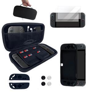 WERLEO Case Compatible with Nintendo Switch 2, 10 in 1 Switch 2 Accessories Bundle Kit with Carrying Case, Protective Case Cover, Screen Protector and 4pcs Thumb Grips Caps