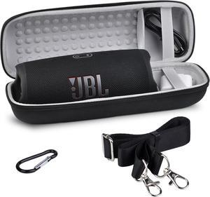 WERLEO Case Compatible with JBL Charge 4/Charge 5 Portable Waterproof Bluetooth Speaker, Hard Shell Carrying Case Storage Bag Protective Cover with Shoulder Strap Fits USB Cable and Charger