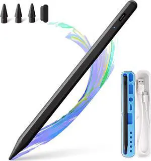 WERLEO Stylus Pen for iPad, Fast Charge for iPad Pencil Apple Pen with Palm Rejection Tilt Sensitivity - Pen for iPad 10/9/8/7/6, iPad Pro 12.9"/11"/13" M4, iPad Mini 6/5, iPad Air 5/4/3/11"-13" M2