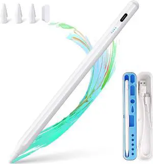 WERLEO Stylus Pen for iPad 2018-2025, 15 Mins Fast Charge for Apple Pencil with Palm Rejection, Compatible with iPad 11/10/9/8/7/6, Pro M4/ Pro12.9" (6/5/4/3 )/ 11", Air M3/M2/5/4/3, Mini A17 Pro/6/5