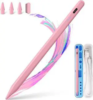 WERLEO Stylus Pen for iPad 2018-2025, 15 Mins Fast Charge for Apple Pencil with Palm Rejection, Compatible with iPad 11/10/9/8/7/6, Pro M4/ Pro12.9" (6/5/4/3 )/ 11", Air M3/M2/5/4/3, Mini A17 Pro/6/5