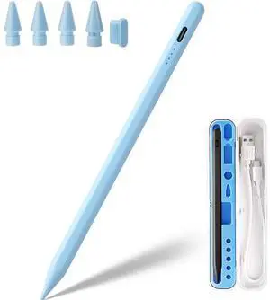 WERLEO Stylus Pen for iPad 2018-2025, 15 Mins Fast Charge for Apple Pencil with Palm Rejection, Compatible with iPad 11/10/9/8/7/6, Pro M4/ Pro12.9" (6/5/4/3 )/ 11", Air M3/M2/5/4/3, Mini A17 Pro/6/5
