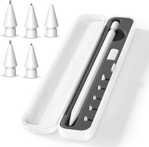 WERLEO Storage Box Pencil Tips for Apple Pencil 1st Generation and Apple Pencil 2nd Generation,Pen Protective Carrying Case for Apple iPad Pencil - Holder Accessories Storage