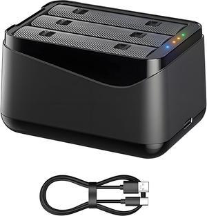 WERLEO Battery Charger for Insta 360 X5 Accessories,Intelligent Two-Way Fast Charger Hub for Insta360 x5,Portable Charging Case with Type-C Cable (Battery Not Included)