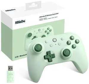 WERLEO 8Bitdo Ultimate 2C Wireless Controller for Windows PC and Android, Gamepad with 1000Hz Polling Rate, Remappable L4/R4 Bumpers, Rumble Vibration and Turbo Function