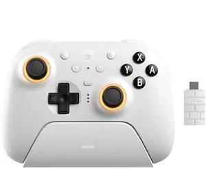 WERLEO 8BitDo Ultimate 2 Bluetooth Controller for Switch, Switch 2, PC&Windows,Switch Pro Controller with TMR Joysticks,Tactile/Hall Triggers,Programmable L4/R4 Bumpers,2 Back Paddle Buttons,RGB Ring