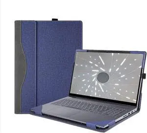 WERLEO Laptop Cover Case for HP OmniBook X Flip 16 inch Next Gen 16-as 16-ar & for OmniBook7 Flip 16-au Sleeve,PU Leather Protective Shell Detachable Notebook PC Bag Accessories Blue