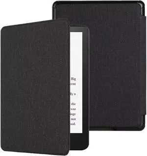 WERLEO Compatible with 6" New Kindle 11th Generation Case 2024/2022 Release, Lightweight PU Leather Hard Plastic Cover with Smart Auto Wake/Sleep for Amazon Kindle 11th Generation 2024/2022