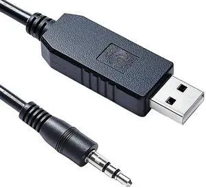 WERLEO TTL-232R-5V-AJ 3.5mm Audio Jack UART Adapter Cable, TTL to USB UART 5V Serial Converter Cable, 6 Feet