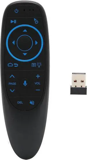 WERLEO G10s Pro Voice Remote Control, 2.4G Bluetooth Replacement Voice Remote Control with Multi Function Panel and USB Receiver Compatible with Android System