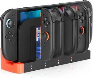 WERLEO Switch 2 Controller Charger, [Dual-Direction Charging] Dockable Charging Dock for Nintendo Switch 2- Joycon 2 with LED Indicator, FastMagnetic Charger - NS 2 Charge Dock