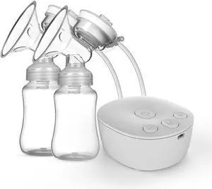 WERLEO Double Electric Breast Pump with 3 Modes & 9 Adjustable Suction Levels, Anti-Backflow Design, BPA-Free Material, and USB Rechargeable for Comfortable and Convenient Milk Collection