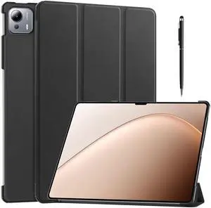 WERLEO Case for Xiaomi Pad 7 Ultra 14 Inch, Tri fold Slim Lightweight Hard Shell Smart Protective Cover with Multi-Angle Stand, Universal Stylus Pen