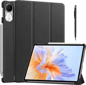 WERLEO Case for Honor Pad V9 11.5 inch 2024 ROL-W00, Slim Smart Cover Lightweight Hard Shell Protective Cover with Multi-Angle Stand, Universal Stylus Pen