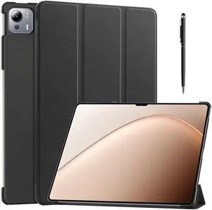 WERLEO Case for Xiaomi Pad 7 Ultra 14 inch 2025, Slim Smart Cover Lightweight Hard Shell Protective Cover with Multi-Angle Stand, Universal Stylus Pen