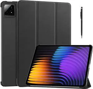 WERLEO Case for Xiaomi Pad 7 / Xiaomi Pad 7 Pro 11.2 inch 2024, Slim Smart Cover Lightweight Hard Shell Protective Cover with Multi-Angle Stand, Universal Stylus Pen