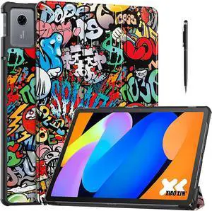 WERLEO Case for Lenovo Tab Idea 11 inch 2025 / Xiaoxin Pad 11 2025 Slim Smart Cover Lightweight Hard Shell Protective Cover with Multi-Angle Stand, Universal Stylus Pen Multicolor