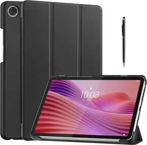 WERLEO Case for Lenovo Tab One 8.7 inch 2025 / Tab K9 8.7" 2025 TB305XU TB305FU, Slim Smart Cover Lightweight Hard Shell Protective Cover with Multi-Angle Stand, Universal Stylus Pen