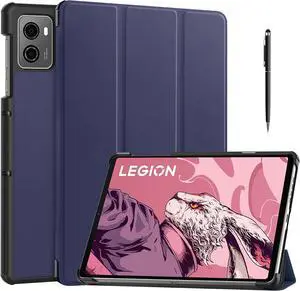 WERLEO Case for Lenovo Legion Y700 8.8 inch 2025 2023 TB-321FU TB-320FC, Slim Smart Cover Lightweight Hard Shell Protective Cover with Multi-Angle Stand, Universal Stylus Pen Blue