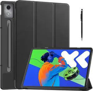 WERLEO Case for Lenovo Idea Tab Pro 12.7 inch 2025 TB-373FU TB-375FC, Slim Smart Cover Lightweight Hard Shell Protective Cover with Multi-Angle Stand, Universal Stylus Pen