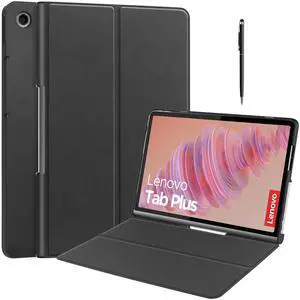 WERLEO Case for Lenovo Tab Plus 11.5 inch 2024 TB351FU, Slim Smart Cover Lightweight Hard Shell Protective Cover with Multi-Angle Stand, Universal Stylus Pen