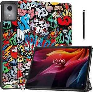 WERLEO Case for Lenovo Tab K11 Plus 11.45 inch 2024 TB352FU TB352XU / M11 Plus 11.45" 2024, Slim Smart Cover Lightweight Hard Shell Protective Cover with Multi-Angle Stand, Universal Stylus Pen