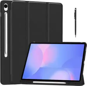 WERLEO Case for Samsung Galaxy Tab S10 FE Plus / S10 FE+ 13.1 inch SM-X620/X626B/X628U, Slim Smart Cover Lightweight Hard Shell Protective Cover with Multi-Angle Stand, Universal Stylus Pen