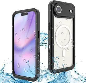 WERLEO Magnetic Waterproof Case for iPhone 17 Air with Camera Control Capture Button, Built-in Screen Protector[IP68 Underwater][Military Dropproof][Compatible with MagSafe] Shockprooof Phone Cover