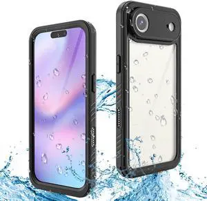 WERLEO Waterproof Case for iPhone 17 Air with Camera Control Capture Button, Built-in Screen Protector [IP68 Underwater][Military Dropproof] Full Body Shockprooof Phone Cover
