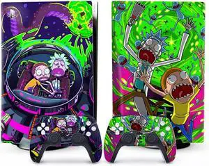 WERLEO For PS5 Skin Disc Edition Anime Console and Controller Vinyl Cover Skins Wraps for PlayStation 5 Disc Version CD-ROM Version