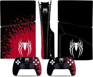 WERLEO Skin for PS5 Pro Disc Edition, PS5 Pro Disc Controllers Console Accessories Covers, Vinyl Skin Stickers for Playstation 5 Pro Disc Edition