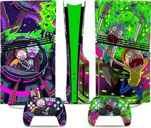 WERLEO Skin for PS5 Pro Disc Edition, PS5 Pro Disc Console and Controllers Accessories Covers, Vinyl Skin Stickers for Playstation 5 Pro Disc Edition
