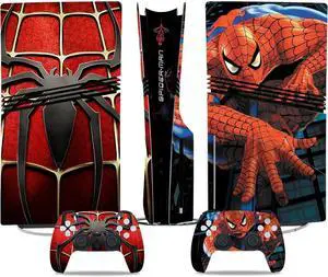 WERLEO Decal Skin for PS5 Pro Disc Edition, PS5 Pro Disc Console and Controllers Accessories Covers, Vinyl Skin Stickers for Playstation 5 Pro Disc Edition