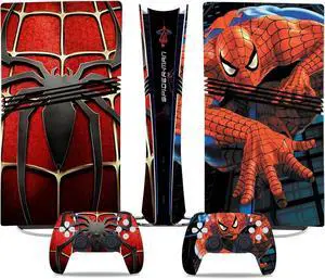 WERLEO Decal Skin for PS5 Pro Digital Console and Controllers, PS5 Pro Console and Controllers Accessories Covers, Vinyl Skin Stickers for PS5 Pro Digital Edition