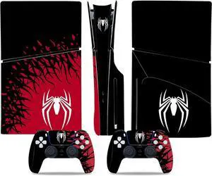 WERLEO Skin for PS5 Pro Disc Edition, PS5 Pro Disc Controllers Console Accessories Covers, Vinyl Skin Stickers for Playstation 5 Pro Disc Edition