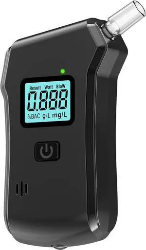 WERLEO Breathalyzer, Upgraded Portable Professional High-Accuracy Breathalyzers for Alcohol with LCD Digital Display, Personal Alcohol Breathalyzer Tester for Home