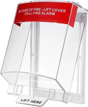 WERLEO Fire Alarm Cover, Fire Alarm Pull Station Covers | Manual Call Point Protective Guard for Fireproof Switch Guard