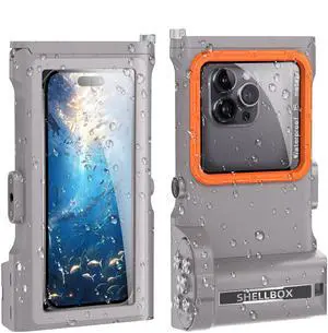 WERLEO Universal Waterproof Phone Case for Snorkeling Diving Swimming Surfing Scuba Bluetooth Control for Phone16/15/14 Pro Max Samsung Galaxy S25/S24/S23 Ultra up to 6.9"