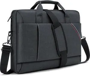 WERLEO 15 - 15.6 Inch Laptop Shoulder Bag for Man Work Briefcase Slim Computer Carrying Case Handbag with Shoulder Strap