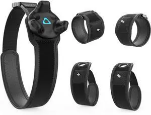 WERLEO 5-Pcs Full Body Straps for HTC Vive VR Tracker/Tracker (3.0) - Adjustable Waist Belts, Wrist Band Accessories (Tracker Not Included)