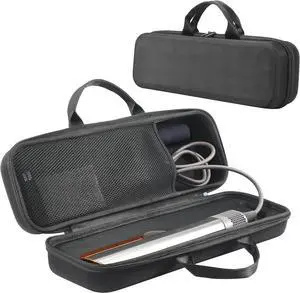 WERLEO Travel Carrying Case for Dyson Airstrait HT01 Hair Straightener Hard Protective Case Storage Bag Layer Hair Accessories Tools Orgnizer