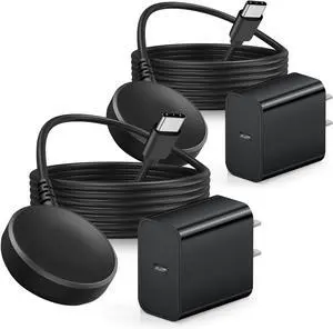 WERLEO 2 Pack Compatible with Samsung Galaxy Watch Fast Charger for Galaxy Watch 8/8 Classic, Ultra 2025 40mm Cable USB C Magnetic Charging Cord for Watchs 7 Ultra/6 Classic/FE/5 Pro/4 Classic/3/Acti