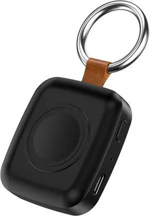 WERLEO Portable Charger for Samsung Galaxy Watch 8 Classic/Ultra,1200mAh Wireless Fast Charging,Portable Travel Charger for Samsung Galaxy Watch 8/7/Ultra/6/Classic/5/Pro/4/3/2/1 with Keychain