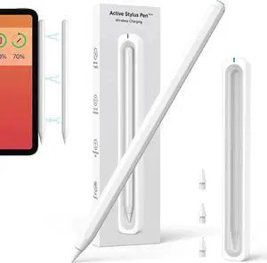 WERLEO Stylus Pen for iPad with Wireless Charging - Active Apple Pencil Compatible with iPad Pro 11/12.9/13, iPad Air 13/11, iPad 6/7/8/9/10th Gen, iPad Air 3/4/5 Gen, iPad Mini 5/6th Gen