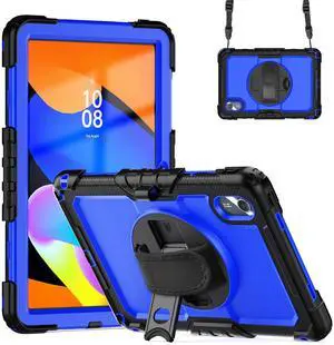 WERLEO Case for Lenovo Idea Tab 11 inch 2025/Tab K11 Gen 2 11" 2025/Lenovo Tab M11/ K11 LTE 11'' 2024 Shockproof Cover with Screen Protector/Pencil Holder/Rotating Hand Strap/Stand/Stylus Pen Blue
