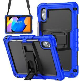 WERLEO Case for Lenovo Idea Tab 11 inch 2025/Tab K11 Gen 2 11" 2025/Lenovo Tab M11/ K11 LTE 11'' 2024 Shockproof Cover with Pencil Holder/Shoulder Strap/Stand Blue