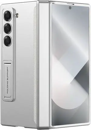 WERLEO Case for Samsung Galaxy Z Fold 6 with Hinge Protection, [Built-in Screen Protector] [Adjustable Kickstand] Shockproof Slim Fit All-inclusive Protective Phone Cover for Galaxy Z Fold 6 2024