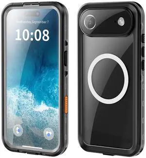 WERLEO Waterproof Case for iPhone Air [Built-in Screen Protector & Camera Protector][Compatible with MagSafe][Full Body Shockproof][IP68 Waterproof][Dustproof] iPhone Air Case 6.5"