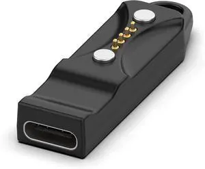 WERLEO Charger Adapter for Polar Pacer/Pacer Pro/Ignite 3/Vantage V3/Vantage M3/Grit X2 Pro, Charging Cable Power Converter for Polar Pacer Smart Watch Connector Type C Safety Charging Adapter